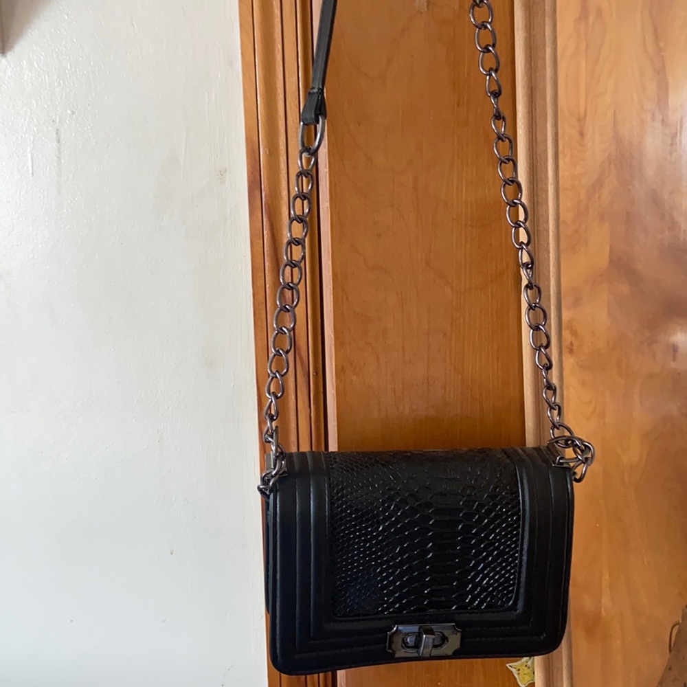 Black mini crossbody